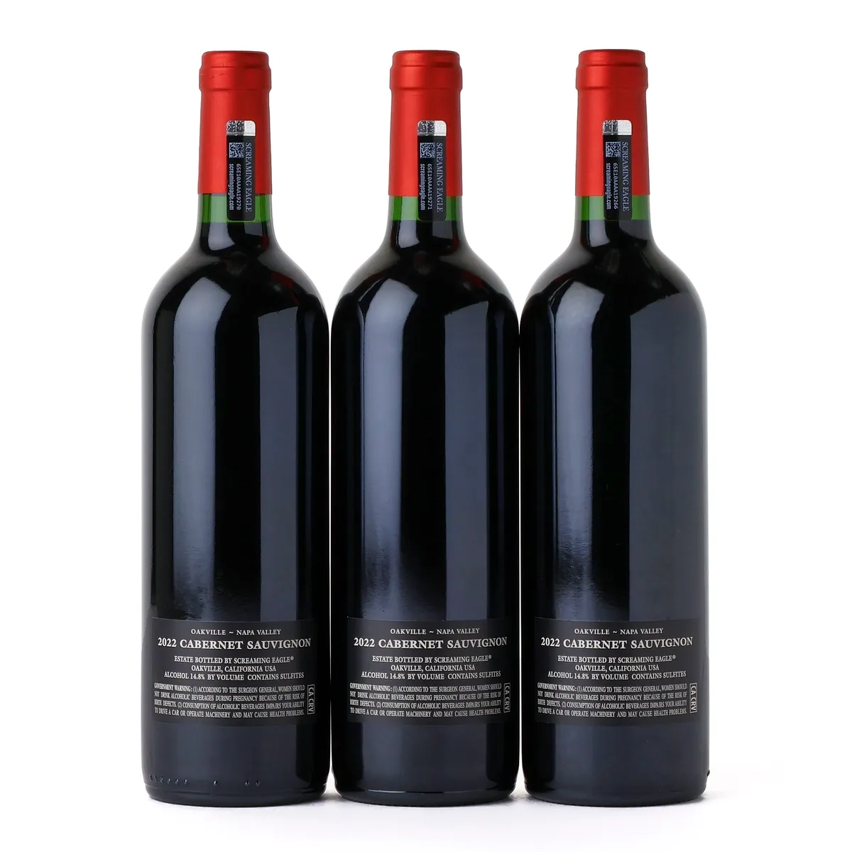 Buy 2022 Screaming Eagle Cabernet Sauvignon 3 bottles OWC – rare collectible Napa wine for sale – limited edition Cabernet Sauvignon for collectors.