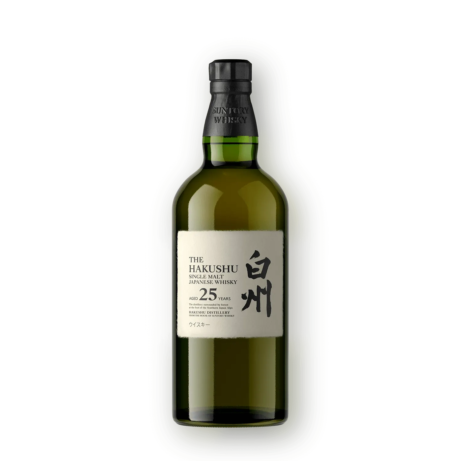 hakushu 25 year old single malt japanese whisky 700ml