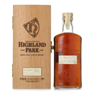 Buy Highland Park 30 Year Scotch online. This rare single malt offers rich peat, refined complexity, and collector appeal. Limited bottles available worldwide.