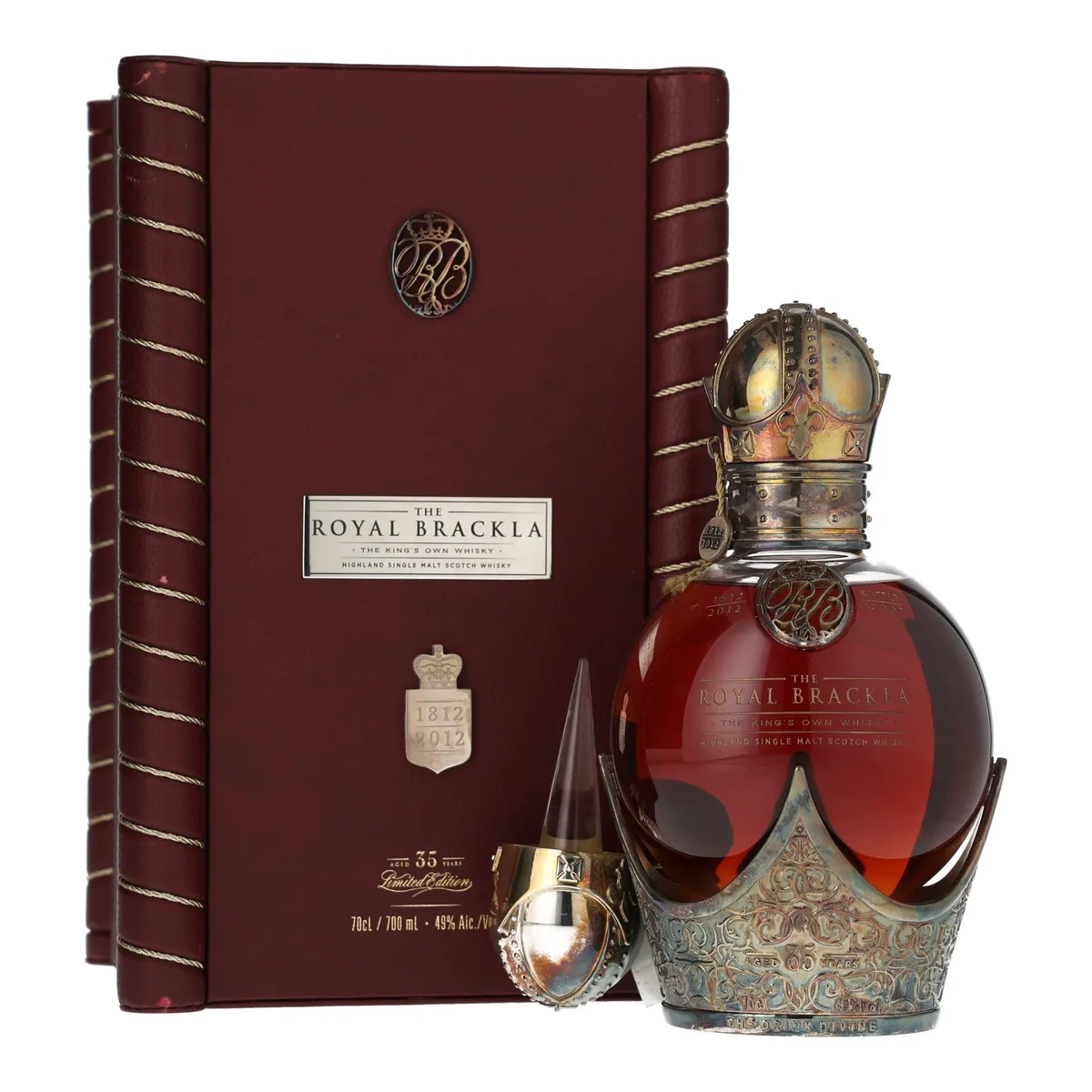 Buy John Dewar & Sons Royal Brackla 35 Year Limited Edition Single Malt Scotch 2012 – rare collectible 700 ml whisky for sale.