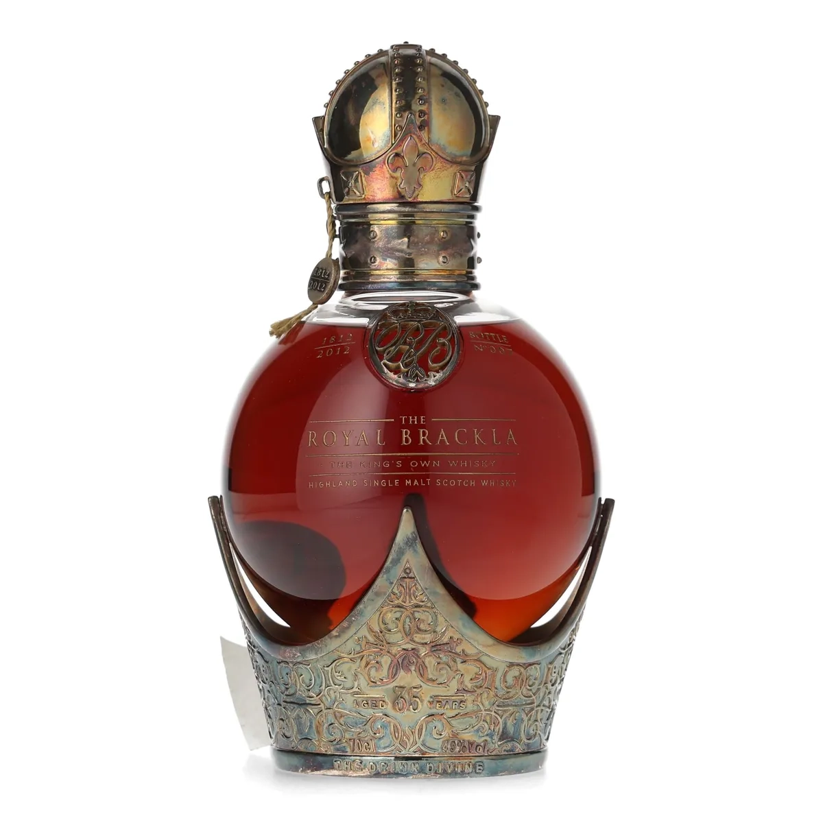 Buy John Dewar & Sons Royal Brackla 35 Year Limited Edition Single Malt Scotch 2012 – rare collectible 700 ml whisky for sale.