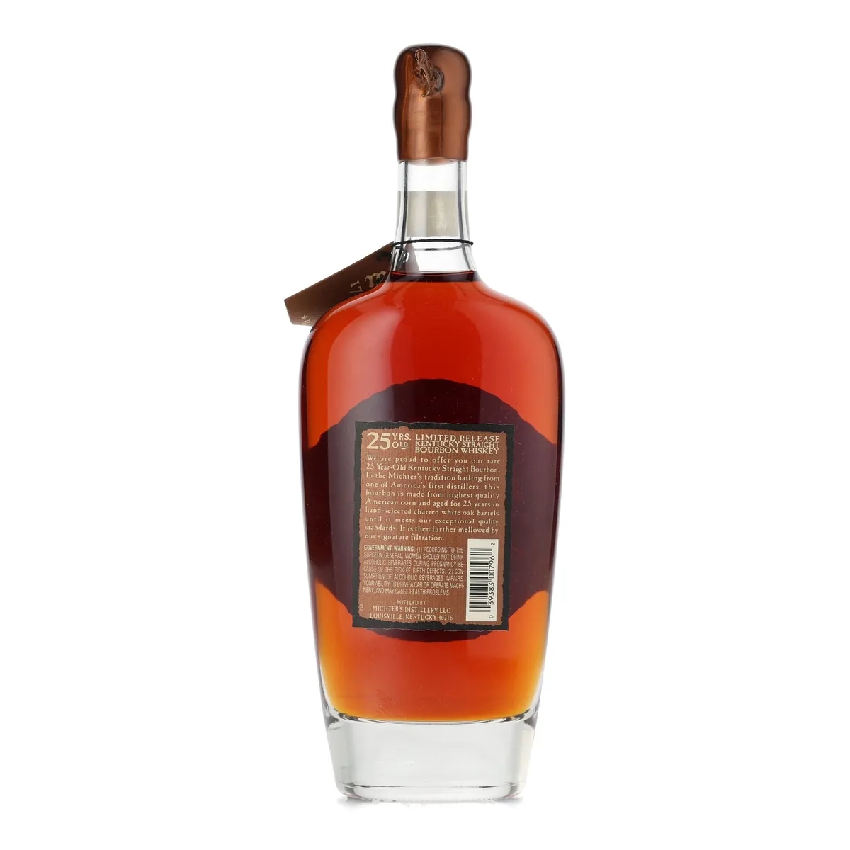 michter's 25 year limited release bourbon (2017) – 750ml, 48.5% abv)