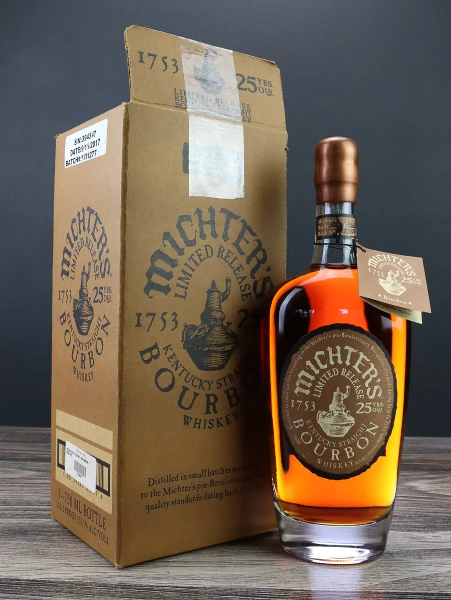 michter's 25 year limited release bourbon (2017) – 750ml, 48.5% abv)