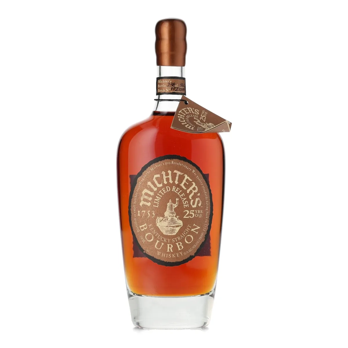 michter's 25 year limited release bourbon (2017) – 750ml, 48.5% abv)