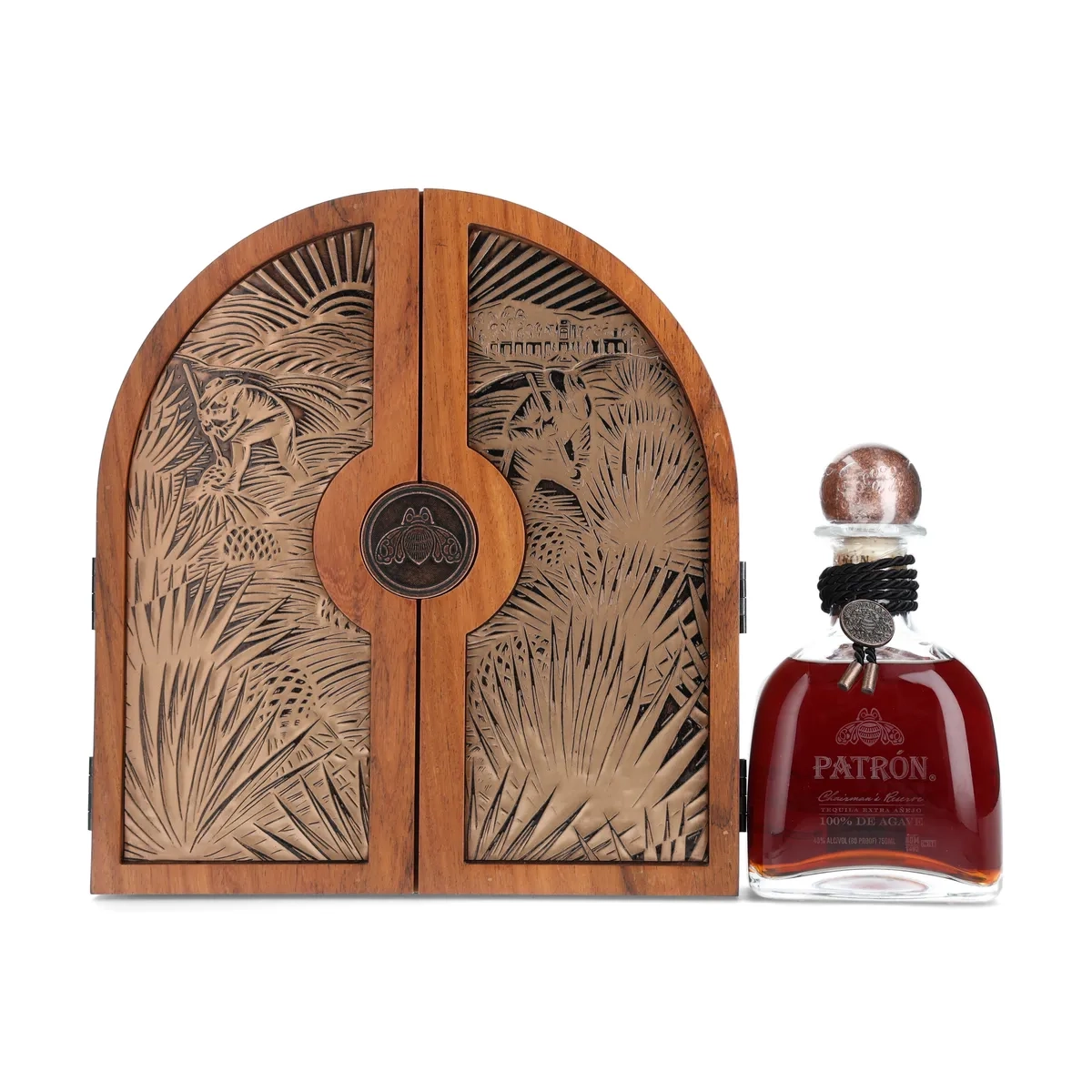 Buy Patrón Chairman’s Reserve Extra Añejo 2024 online – rare limited edition luxury tequila bottle.