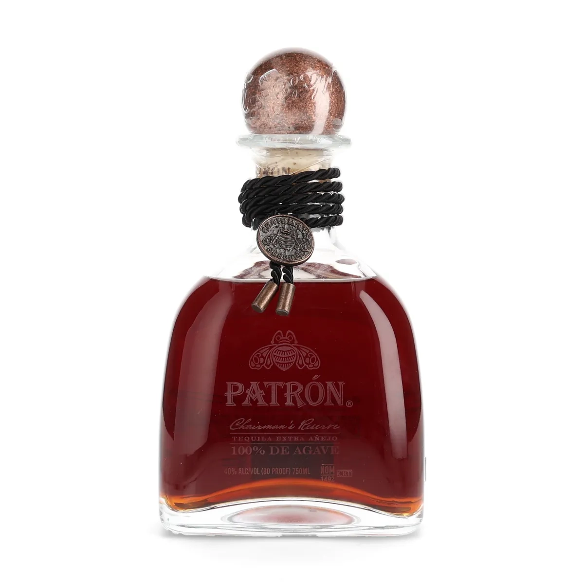 Buy Patrón Chairman’s Reserve Extra Añejo 2024 online – rare limited edition luxury tequila bottle.